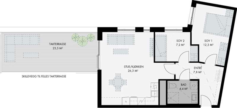 Plantegning 1
